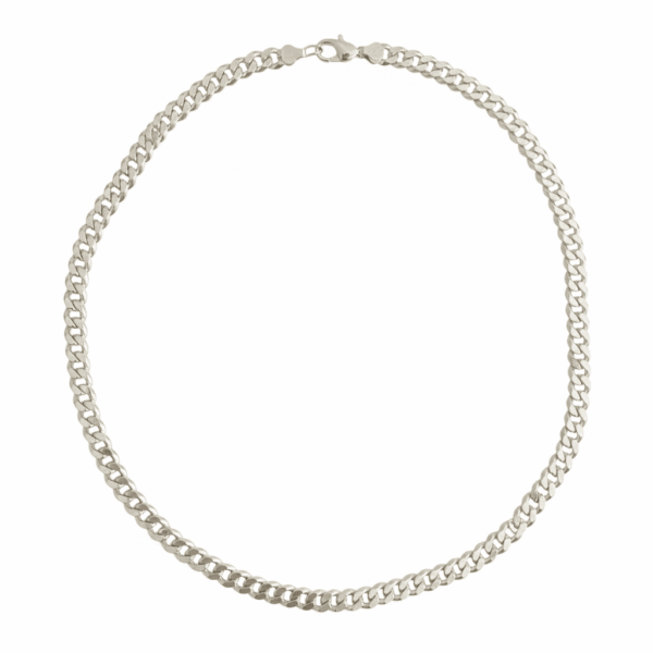 Cadena Cubana "Mística": Fuerza y Tradición en Plata .925