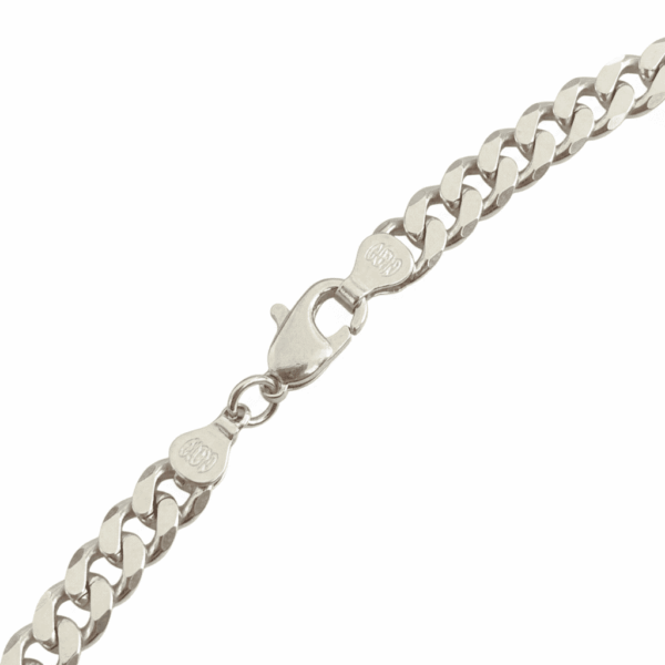 Cadena Cubana "Mística": Fuerza y Tradición en Plata .925