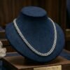 Cadena Cubana "Mística": Fuerza y Tradición en Plata .925
