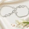 Pulsera Triple Infinito en Plata .925