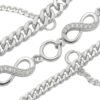 Pulsera Triple Infinito en Plata .925
