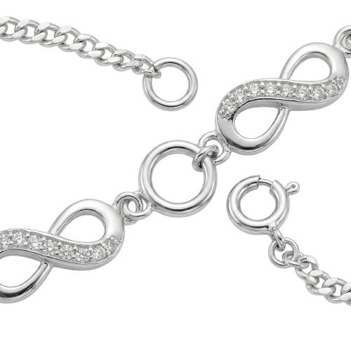 Pulsera Triple Infinito en Plata .925