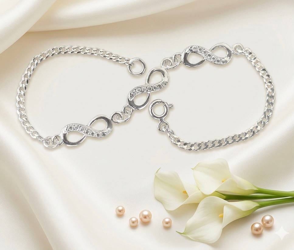 Pulseras y aretes plata .925