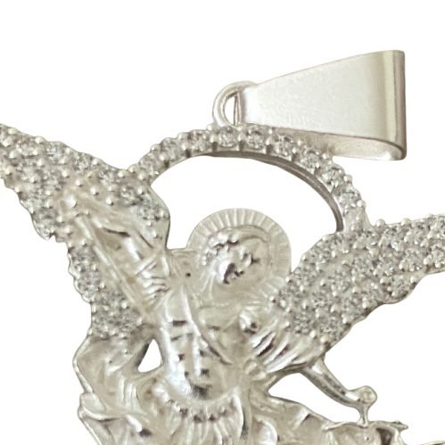 misticaplata-adicional-2 Dije San Miguel Arcángel Plata 925 con Zirconias | Mística Plata
