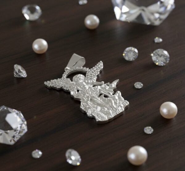 misticaplata-principal Dije San Miguel Arcángel Plata 925 con Zirconias | Mística Plata
