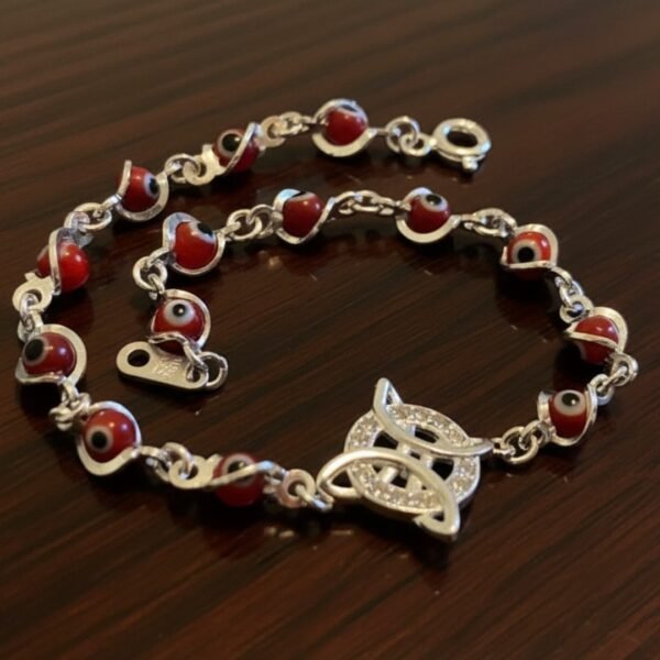 Pulsera Nudo de Bruja con Ojo Turco