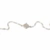 Pulsera Nudo de Brujas en Plata 925 Fígaro, detalle 1