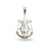 Colgante de Plata con Diseño Marítimo