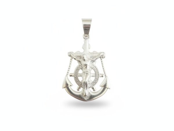 Colgante de Plata con Diseño Marítimo