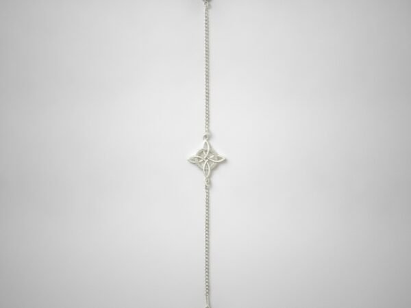 Pulsera Celta Nudo De Bruja de Plata .925