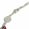 Pulsera de Plata Esotérica, San Benito y Ojo Turco