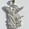 Dije San Miguel Arcángel Plata 925 con Zirconias | Mística Plata