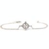 Pulsera Nudo de Brujas en Plata 925 Fígaro, detalle 3