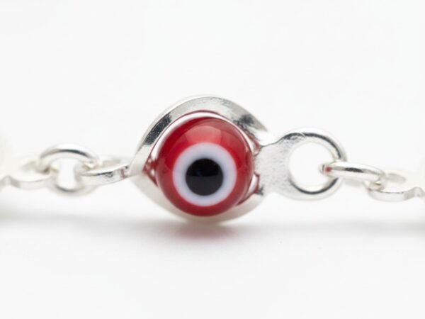 Pulsera de Plata Esotérica, San Benito y Ojo Turco