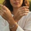 Pulsera de Plata Esotérica, San Benito y Ojo Turco