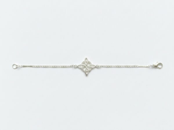 Pulsera Celta Nudo De Bruja de Plata .925