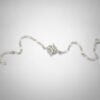 Pulsera Nudo de Brujas en Plata 925 Fígaro, detalle 5