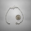 Pulsera Ligera Hoja con Zirconias, plata 925
