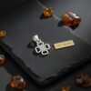 Plata Esterlina, 925 dije Trébol de 4 Hojas