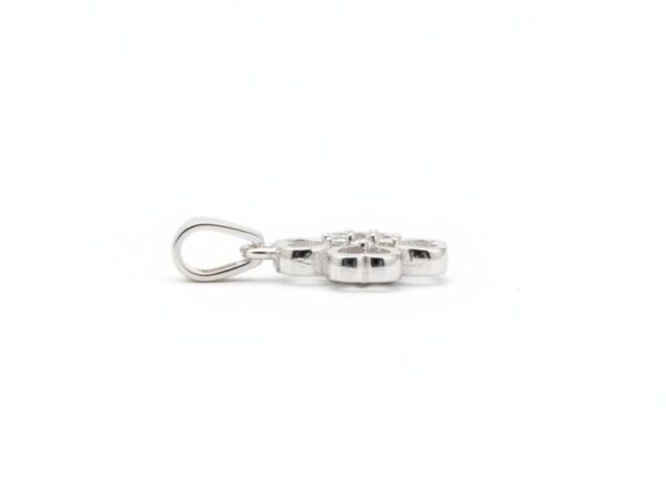 Plata Esterlina, 925 dije Trébol de 4 Hojas