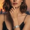Pulsera de Plata con Medallas Devocionales San Benito