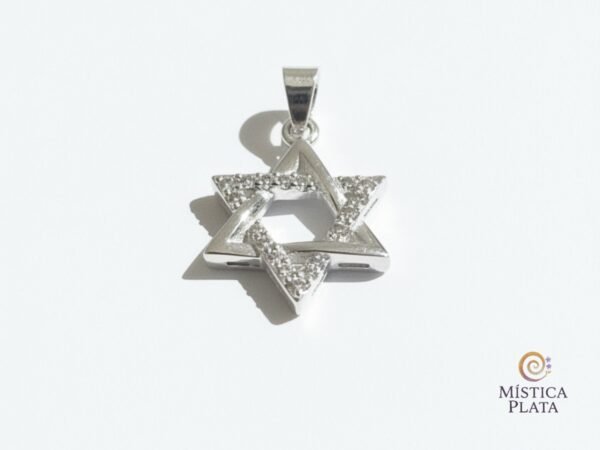 Colgante de Hexagrama en Plata .925