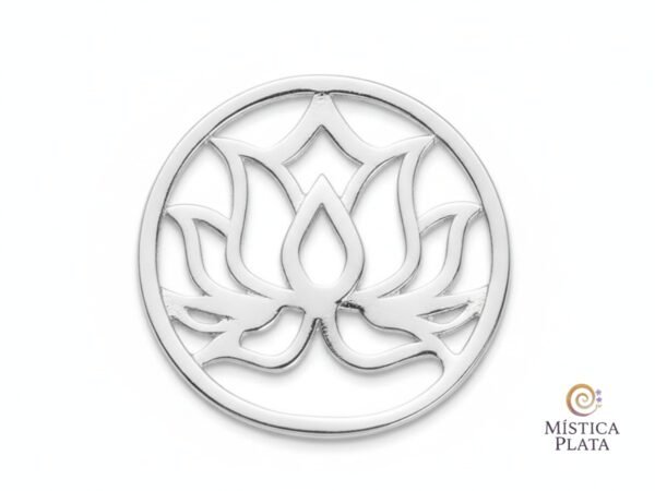 Dije Plata Esterlina 925 Flor De Loto