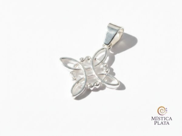 Dije Místico Nudo Celta 100% Plata ley 925 - Colección Mística Plata