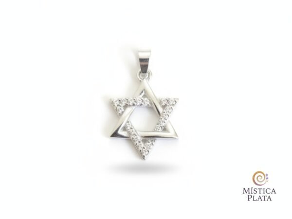 Colgante de Hexagrama en Plata .925
