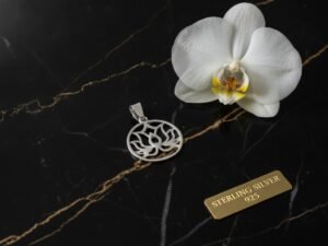 Dije Plata Esterlina 925 Flor De Loto