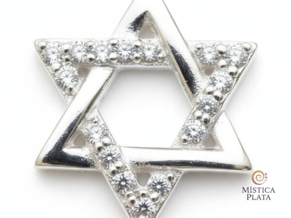 Colgante de Hexagrama en Plata .925