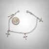 Pulsera de Cruces Plata Ley .925 - Mística Plata