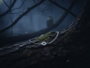 Pulsera Ligera Círculo de Abundancia  con Zirconia