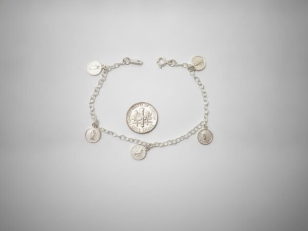 Pulsera Ligera Pulsera con dijes con la imagen de san judas