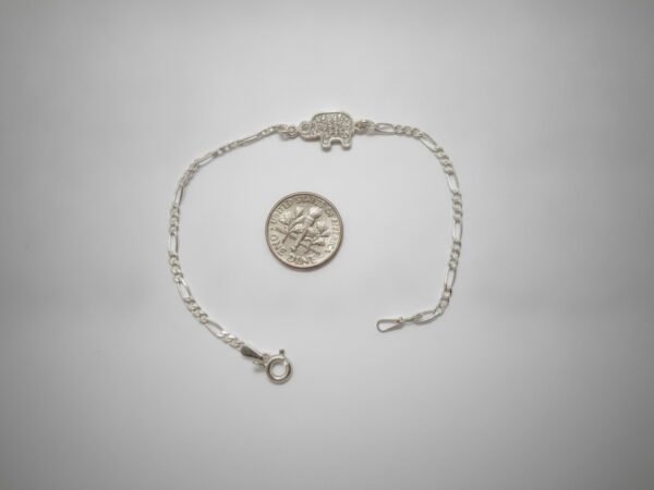 Pulsera Elefante de Suerte Plata .925 Original