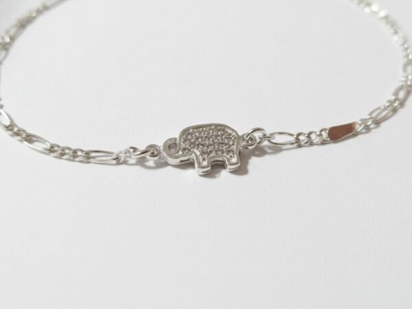 Pulsera Elefante de Suerte Plata .925 Original