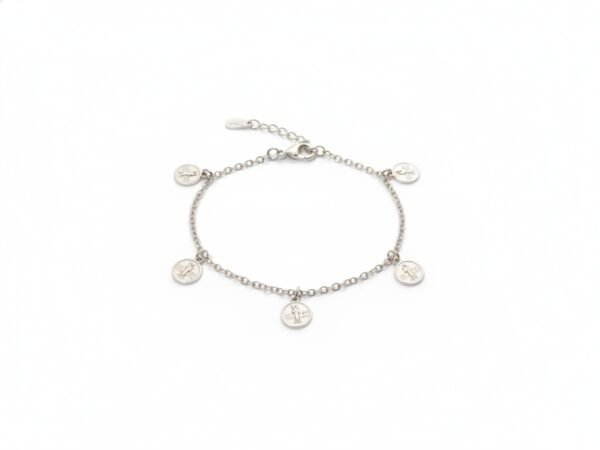 Pulsera Ligera Pulsera con dijes con la imagen de san judas
