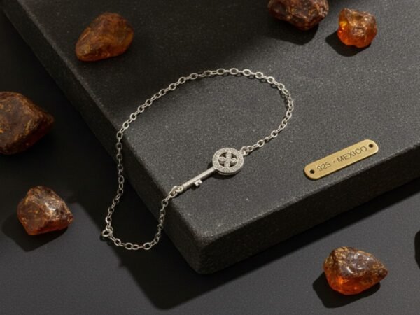 Pulsera Llave Fina .925