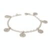 Pulsera Ligera Pulsera con dijes con la imagen de san judas