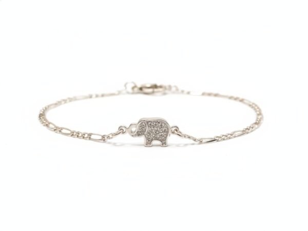 Pulsera Elefante de Suerte Plata .925 Original