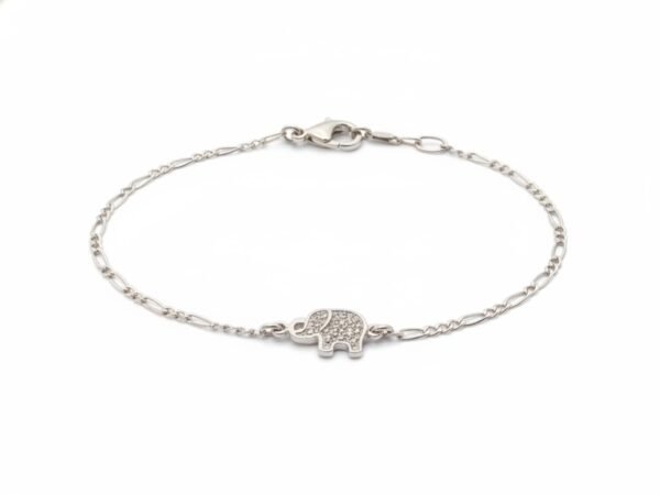 Pulsera Elefante de Suerte Plata .925 Original