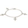 Pulsera de Cruces Plata Ley .925 - Mística Plata